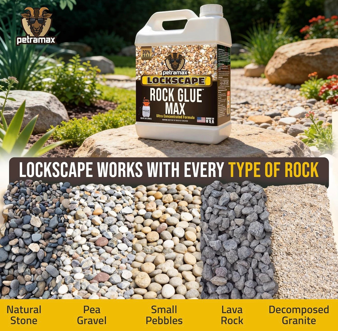 Mulch + Rock Glue 1 Gallon